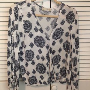 Altar’d State Blouse with Medallion Pattern